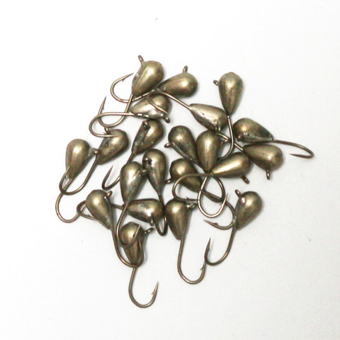 Shelt's 25 Pcs Unpainted Teardrop  Ice Fishing Tungsten Jigs ► Photo 1/1