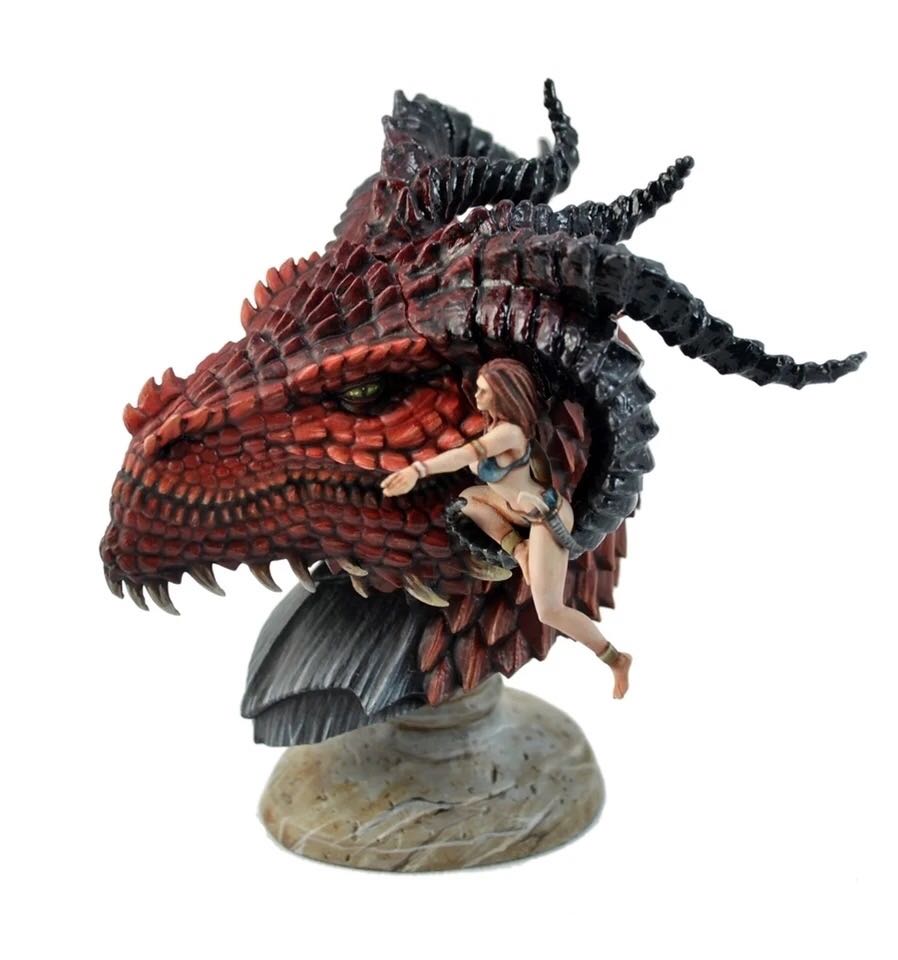 1/10 Bust Resin Figures Model Kit Mother Of Dragons Unpainted Unassembled Model 