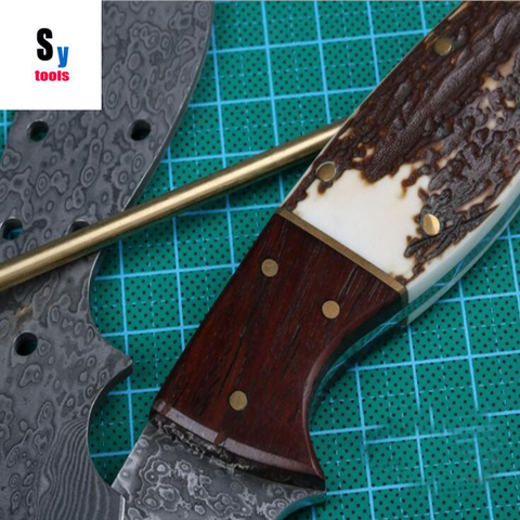 Sy tools knife DIY knife handle brass rod for Calipers 2/3/4/5/6mm   - 100mm length ► Photo 1/1