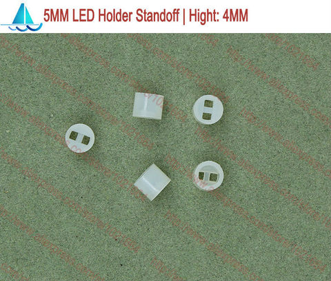 200pcs/lot  5MM LED Lamp Holder Hight:4MM Light Emitting Diode Spacer Support Standoffs ► Photo 1/1