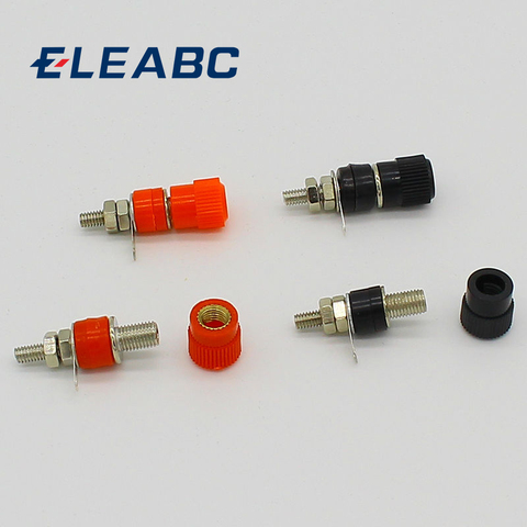 4pcs Terminal fastener 4MM binding post banana jack terminal with metal insert nuts For Cable Terminals ► Photo 1/6