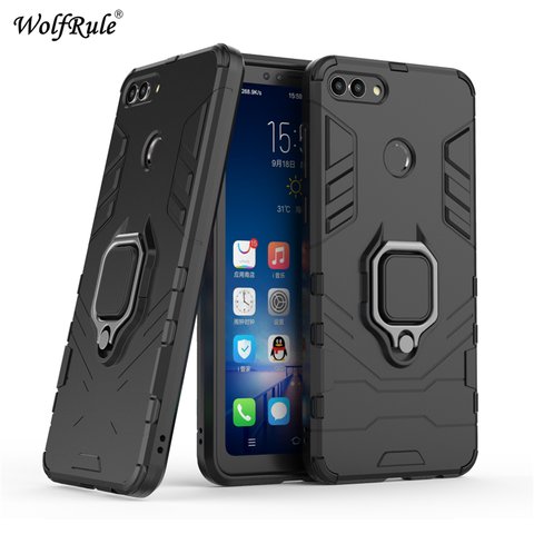 For Huawei Y9 2022 Case TPU Hard PC For Huawei Y9 2022 Case Ring Holder Stand Magnetic Armor Case For Huawei Enjoy 8 Plus Shell ► Photo 1/6