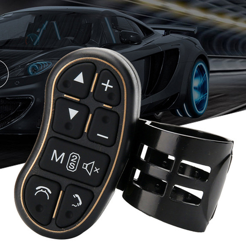 Car-Styling Universal steering wheel controler with audio volume bluetooth control for  DVD GPS unit radio ► Photo 1/6