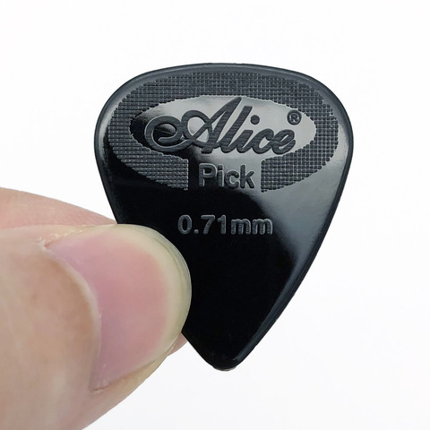 12 pieces Alice Guitar Pick Non-slip Black White Nylon Mediator for Acoustic Electric Guitarra Ukulele Accessories ► Photo 1/6