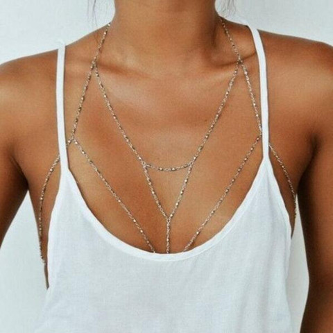 Gold Body Chain Jewelry For Women Body Chain Necklace Bikini Body Chain  Waist