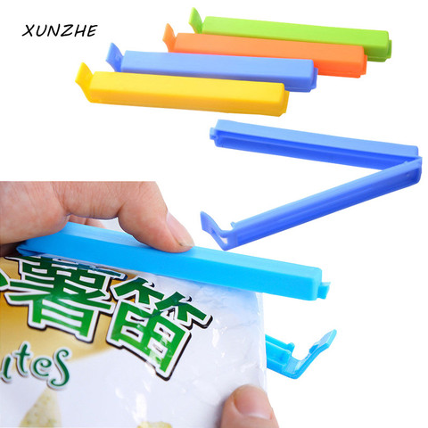 10Pc/Lot Househould Food Snack Storage Seal Sealing Bag Clips Sealer Clamp Food Bag Clips Kitchen Tool Home Food Close Clip SeaL ► Photo 1/6