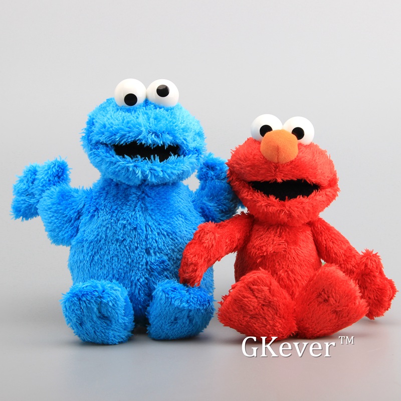 High Quality Sesame Street Elmo Cookie Monster with Plastic Eyes