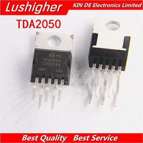 10PCS TDA2050 ZIP-5 TDA2050A TO220-5 AUDIO POWER AMPLIFIER New Original ► Photo 1/3