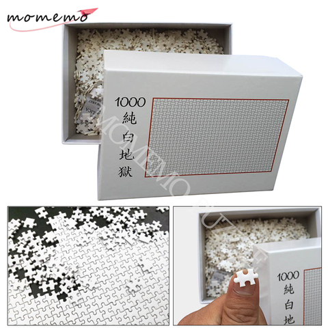 MOMEMO White Hell Jigsaw Puzzles 1000 Pieces Wooden Assembling Puzzles for Adults Puzzle Games Children Kids Educational Toys ► Photo 1/6