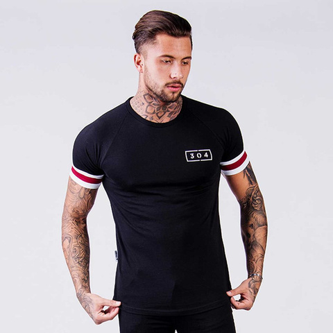 Fashion Style Short-sleeve Male Top Clothes Men's T-shirt Quality