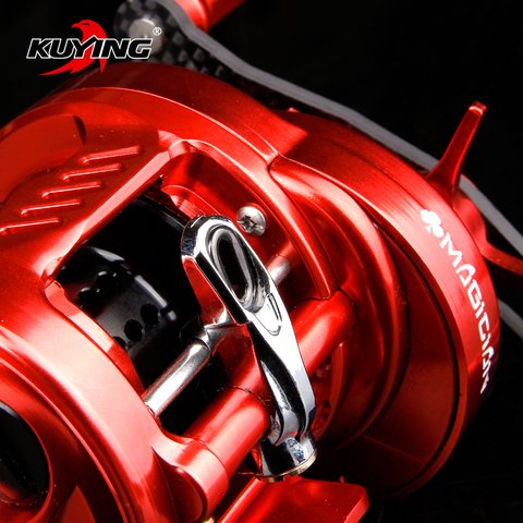 KUYING MAGICIAN 6.2:1 12+1 Metal Bait Casting Drum 286.5g Fishing Reel Vessel Wheel Saltwater Coil Centrifugal 8KG Free Shipping ► Photo 1/5