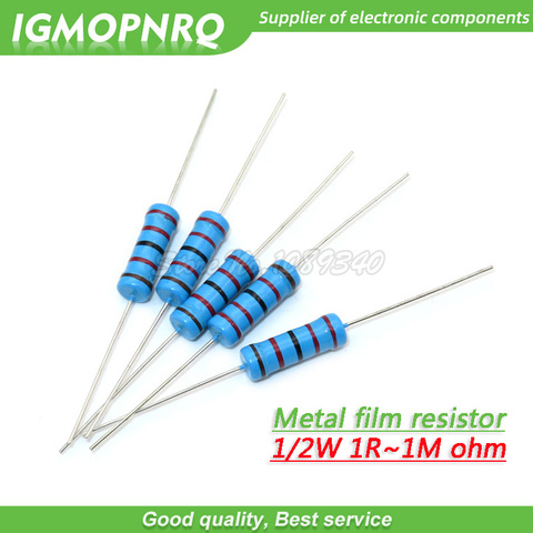50pcs Resistors 130K OHM OHMS 1/4W 1% Metal Film