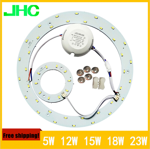5W 12W 15W 18W 23W LED Ring PANEL Circle Light AC85-265V SMD 5730 LED Round Ceiling board the circular lamp board ► Photo 1/6