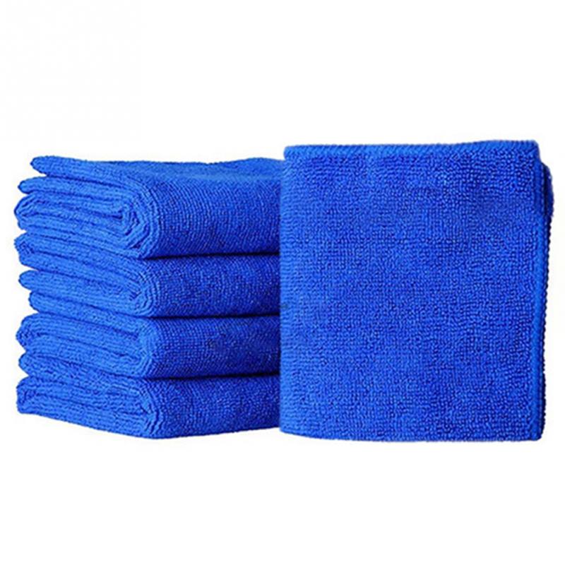 Large Blue Microfiber Cleaning Auto Car Detailing Soft Cloths Wash Towel Duster