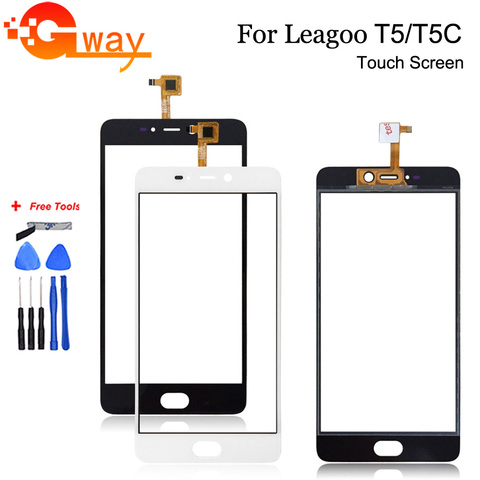 Touch Sensor Front Glass For Leagoo T5 Touch Screen Digitizer For Mobile Phone Leagoo T5C Touch Panel With Free Tools ► Photo 1/5
