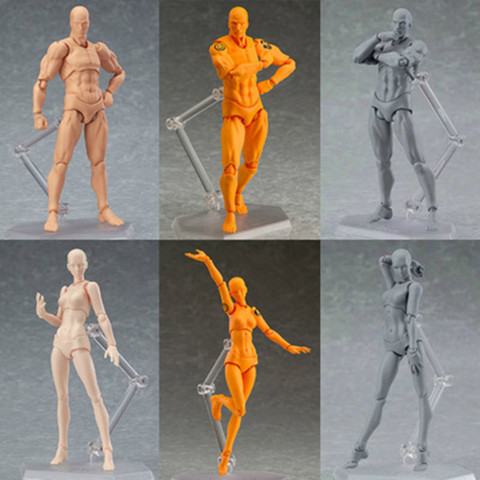 2022 NEW STYLE SHFiguarts BODY KUN / BODY CHAN body-chan body-kun Grey Color Ver. Black PVC Action Figure Collectible Model Toy ► Photo 1/5