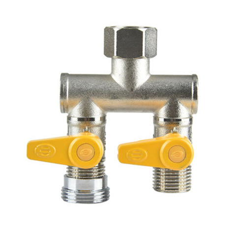 Washing machine faucet one inlet two outlet Splitter two-way three-way four-way valve DN15 DN20 adapter ► Photo 1/5