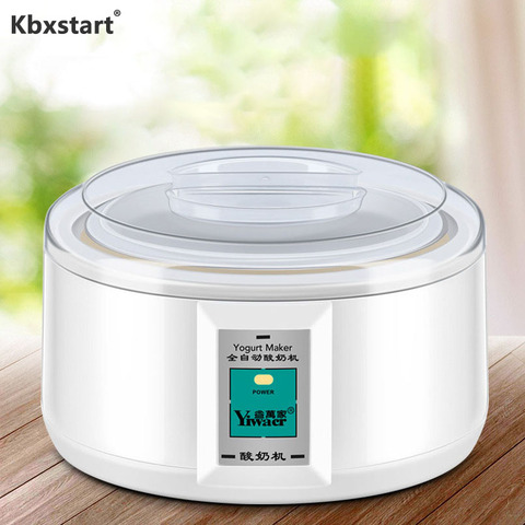 Kbxstart Multifunction Automatic Yogurt Maker Machine 1.5L Natto Rice Wine DIY Tool Stainless Steel Inner Yoghurt Beker 220V ► Photo 1/1