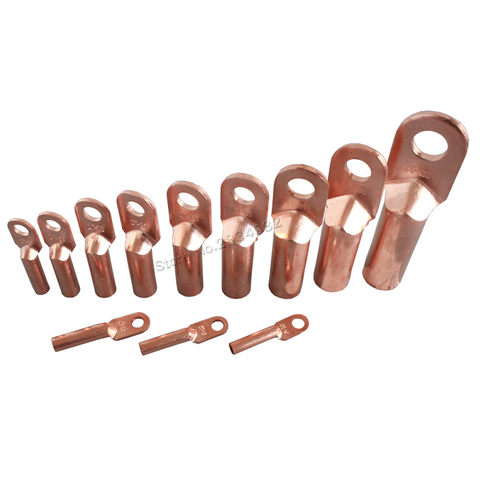 Cable Connector Bolt Hole Crimping Type Copper Terminals copper