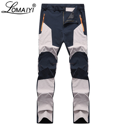 LOMAIYI Stretch Man Pants Casual Mens Spring/Autumn Waterproof Sweatpants Men's Trousers Male Slim Fit Work Pants For Men AM042 ► Photo 1/6