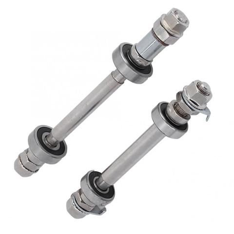14CM 18CM Bicycle Wheel Hub Axle Front Rear 6000 Bearing Solid Shaft Bicycle Front/rear Axle Lever Bike Repair Tool Accessories ► Photo 1/6