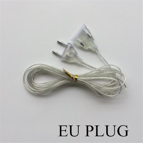 3M Extender EU plug 220V  for LED String  Christmas Lights Garden Home Wedding Party Decoration ► Photo 1/3