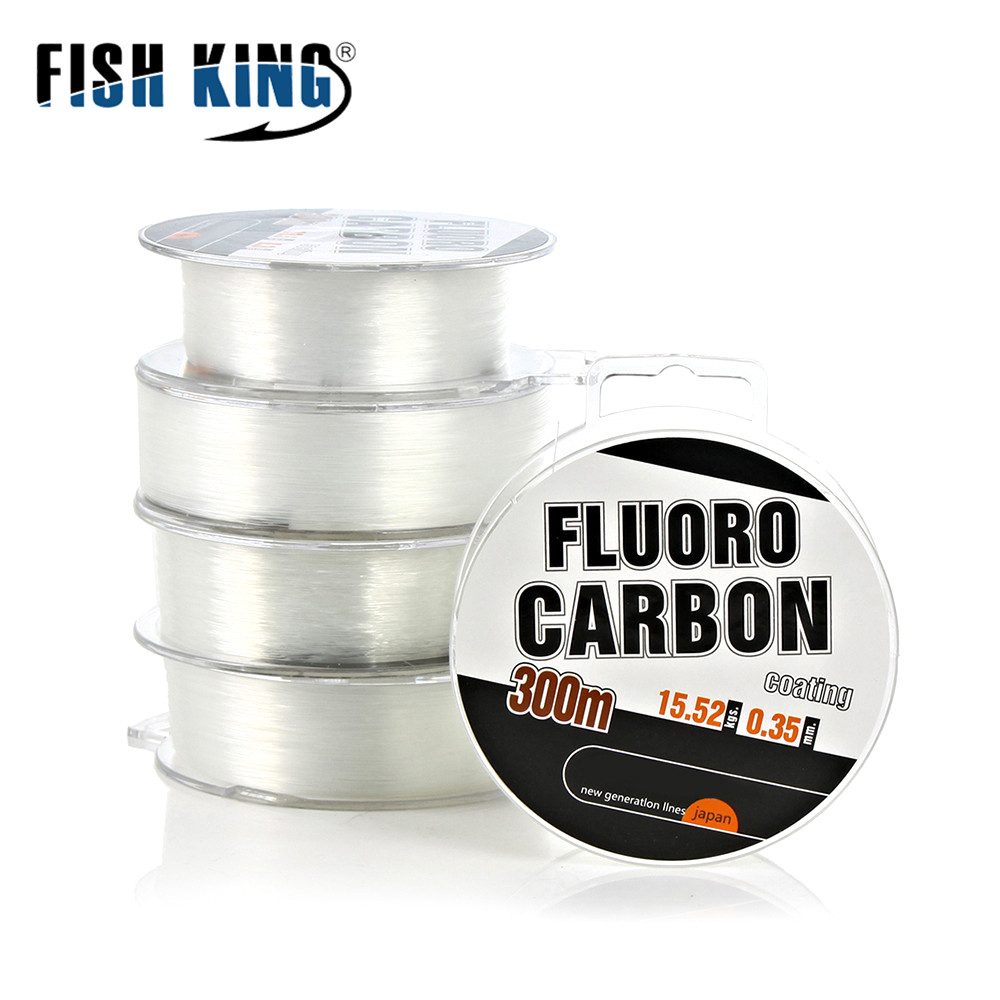 Fishing Line 100m Fluorocarbon 4-32LB Carbon Fiber Monofilament Strong Wire Roll