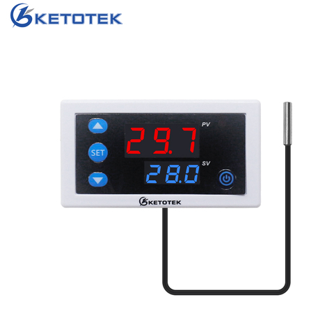 KT3003 Digital Thermostat Regulator Temperature Controller -55~120C Heating/Cooling Control 10A Relay Output Thermoregulator ► Photo 1/6