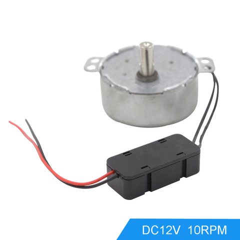 Synchronous Motor 50TYC 10RPM Output Speed DC 12V Gear Motor ► Photo 1/1