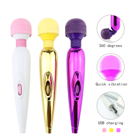 2022 Adult Sex Products Usb Rechargeable Vibrator Av Internet Vibrators Gay Toy For Woman Clit Stimulator Massager Magic Wand ► Photo 1/6