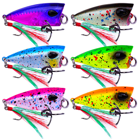 Mini Popper Lure Trout Lures Ultralight Fishing Lure Topwater Bait Finesse  Crankbait Wobbler Minnow Isca Poper Pesca 4.3cm/4g - Price history & Review, AliExpress Seller - Merry Sporting Store