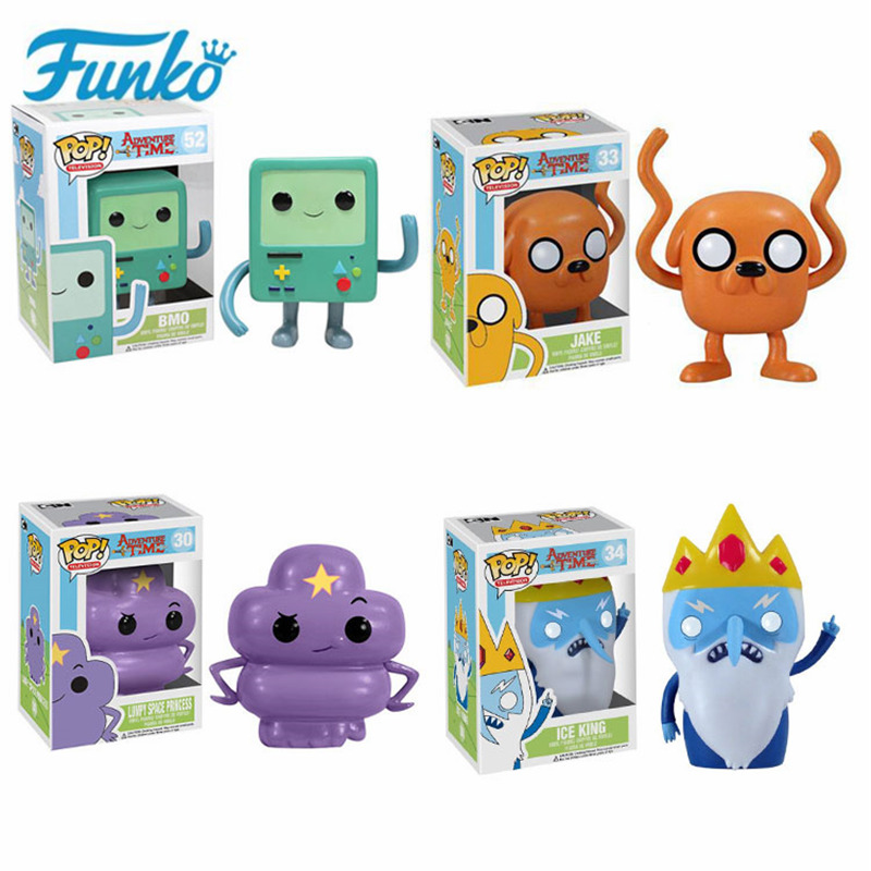 POP Favor Cartoon Adventure Time BMO JAKE Action Figure Vinyl Dolls King Collectible Model Toys for Birthday Gift - Price history & Review | AliExpress Seller - Usopp Anime