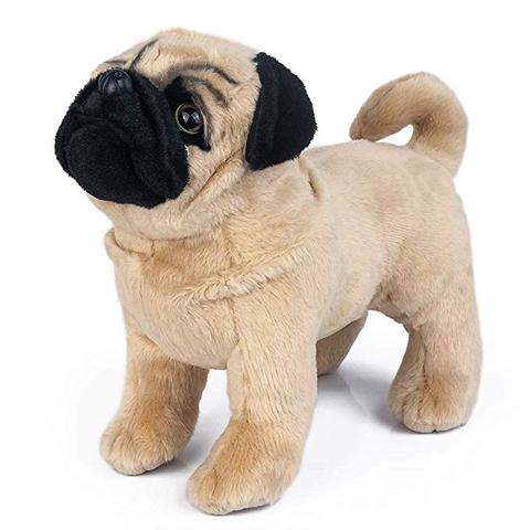 12inch  Lifelike Standing Pug Dog Plush Toys Soft Dog Stuffed Animals Toy Birthday Christmas Gifts For Kids ► Photo 1/3