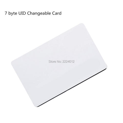 NFC 13.56Mhz MF S70 4K UID 0 block 7 bytes Rewrite Changeable rfid card mutable writeable Chinese magic card copy clone ► Photo 1/1