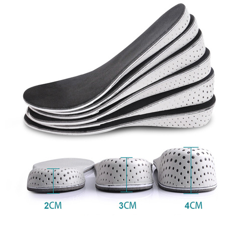 1 Pair Women Men Comfortable Height Increase Insole Unisex Insert Memory Foam Insoles Shoes Full Hlaf Pad Cushion ► Photo 1/6