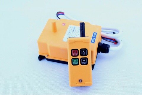 HS-4 4 Channels 1 Speed Control Hoist industrial wireless Crane Radio Remote Control System crane ► Photo 1/1