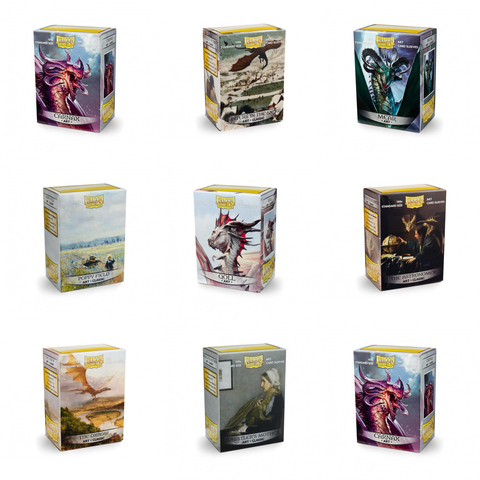 100PCS/LOT Dragon Shield Picture Cards Sleeves Series Game Cards Playing For Magic Star Realms PKM Board Games Art Sleeves ► Photo 1/1