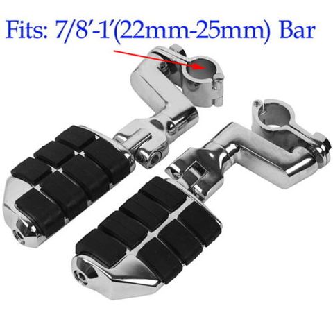 Motorcycle Front Foot Rest Foot Pegs For Honda Goldwing GL1800 Valkyrie 1998 1999 2000 2001 2002 2003 TRIUMPH ROCKET 3 2300cc ► Photo 1/6