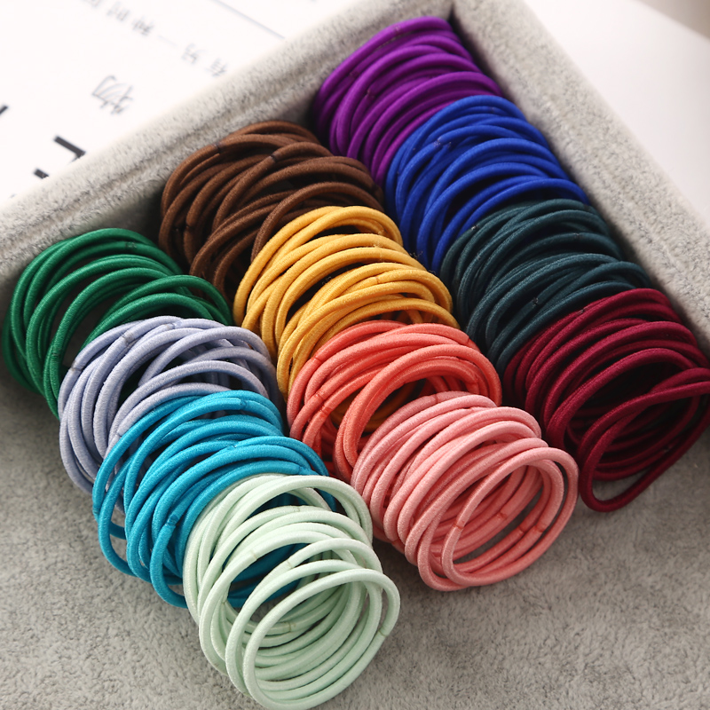 100PCS/Lot 3 CM Girls Elastic Hair Bands Rubber Band Scrunchies Headband  Ponytail Holder Gum For Hair Kids Hair Accessories - Price history & Review  | AliExpress Seller - Yiwu Jia Guan Trading