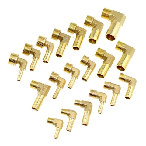 Brass Hose Barb Fitting Elbow 6mm 8mm 10mm 12mm 16mm To 1/4 1/8 1/2 3/8