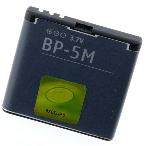 Original BP-5M phone battery for Nokia 6220 Classic 6500 Slide 8600 Luna 6110 Navigator 5610 5700 6500S 7390 ► Photo 1/4