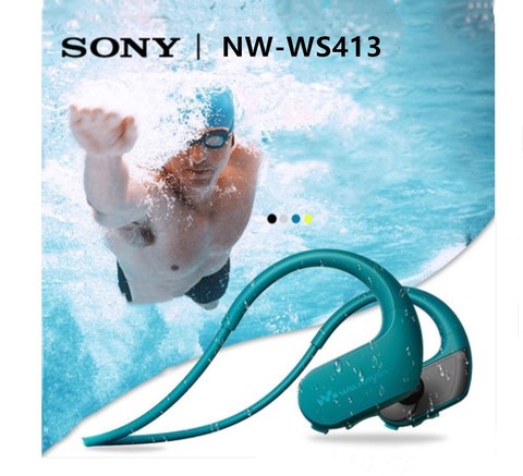 Sony NW-WS413 waterproof swimming running mp3 music player headset integrated accessories waterproof SONY WS413 Walkman ► Photo 1/6