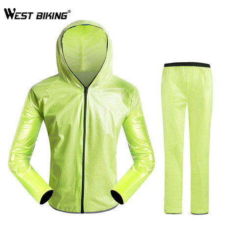 WEST BIKING Cycling Coat Raincoat Transparent Bicycle Jersey Dust Coat Bike Jacket Rain Coat Windbreaker Waterproof Clothing ► Photo 1/6