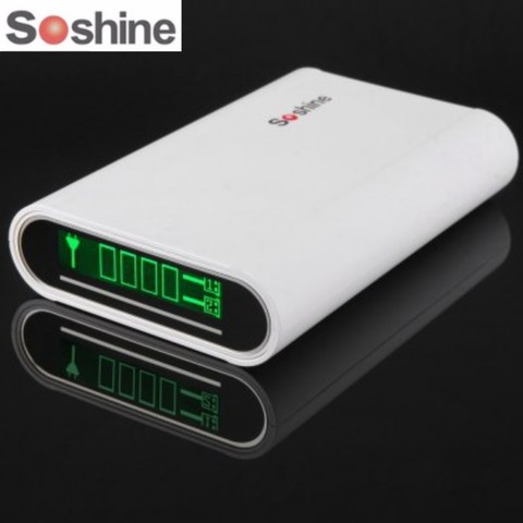 SoShine E3 4x 18650 Battery Portable Power Bank Charger for iPhone for Samsung Mobile USB Portable Lighting Accessories ► Photo 1/6