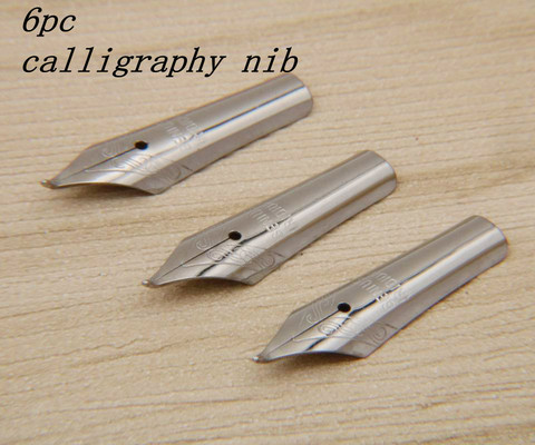 6pcs Art fountain pen nib calligraphy For many series can be changed Stationery Office school supplies Writing Gift ► Photo 1/6