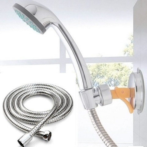 1 Pcs Flexible Shower Hose 1m/1.5m/2m Plumbing Hoses Stainless Steel Chrome Bathroom Accessories Water Head Showerhead Pipe ► Photo 1/6