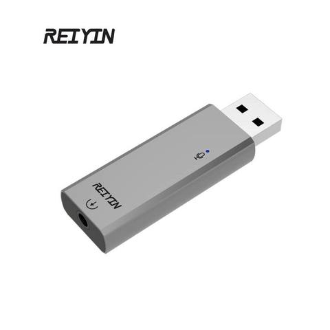 Reiyin 192khz 24bit Audio Adapter Portable DAC Add Optical port to PC PS4 Game Device ► Photo 1/6