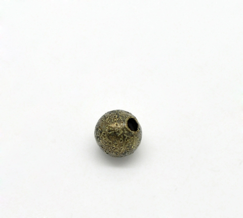 Doreen Box hot-  200PCs Antique Bronze Ball Spacer Beads 4mm(1/8