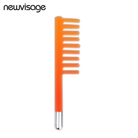 1pc Comb HF High Frequency Electrode High Frequency Electrotherapy Voilet Wand Acne Treatment Anti Hair Loss Scalp Massage Comb ► Photo 1/6