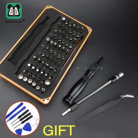 Free Shipping Screwdriver Set 69 In 1 Magnetic Precision Screw Driver Tools Speical Bits Y,Star,Torx With Hole. Socket etc. ► Photo 1/1